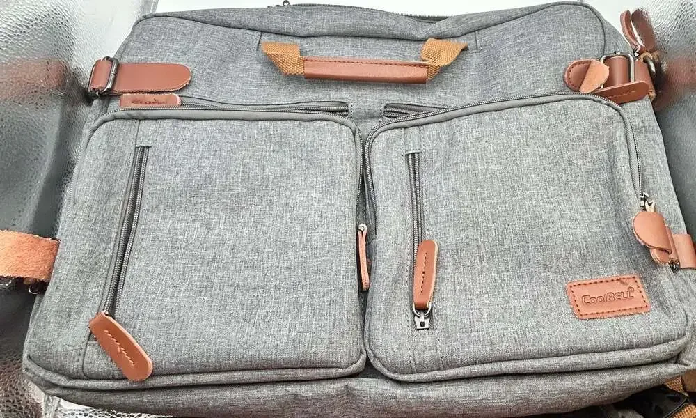 CoolBELL Convertible Backpack Messenger Shoulder bag Laptop Case